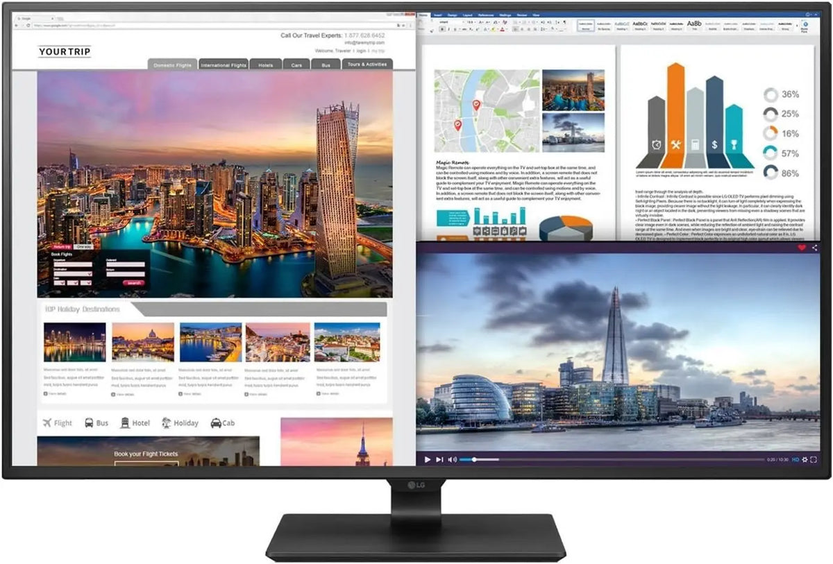 LG Electronics 42.5 Inch Screen LED-lit Monitor - 43UD79-B