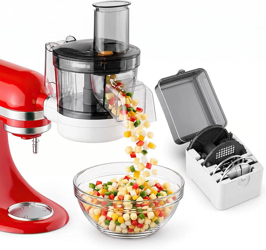 GVODE 5-in-1 Food Processor Attachment for KitchenAid Stand Mixers - Dicer