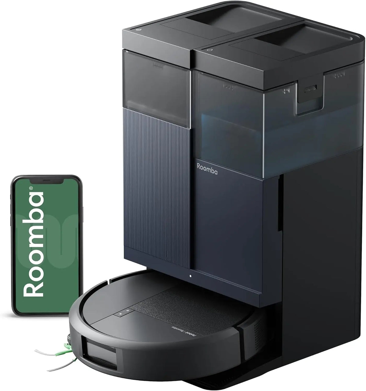 iRobot Roomba Plus 415 Robot Vacuum & Mop Combo - 2.8X More Suction, 90 Days Self-Emptying, Multifunction Dock, Self-Cleaning & Hot Dry