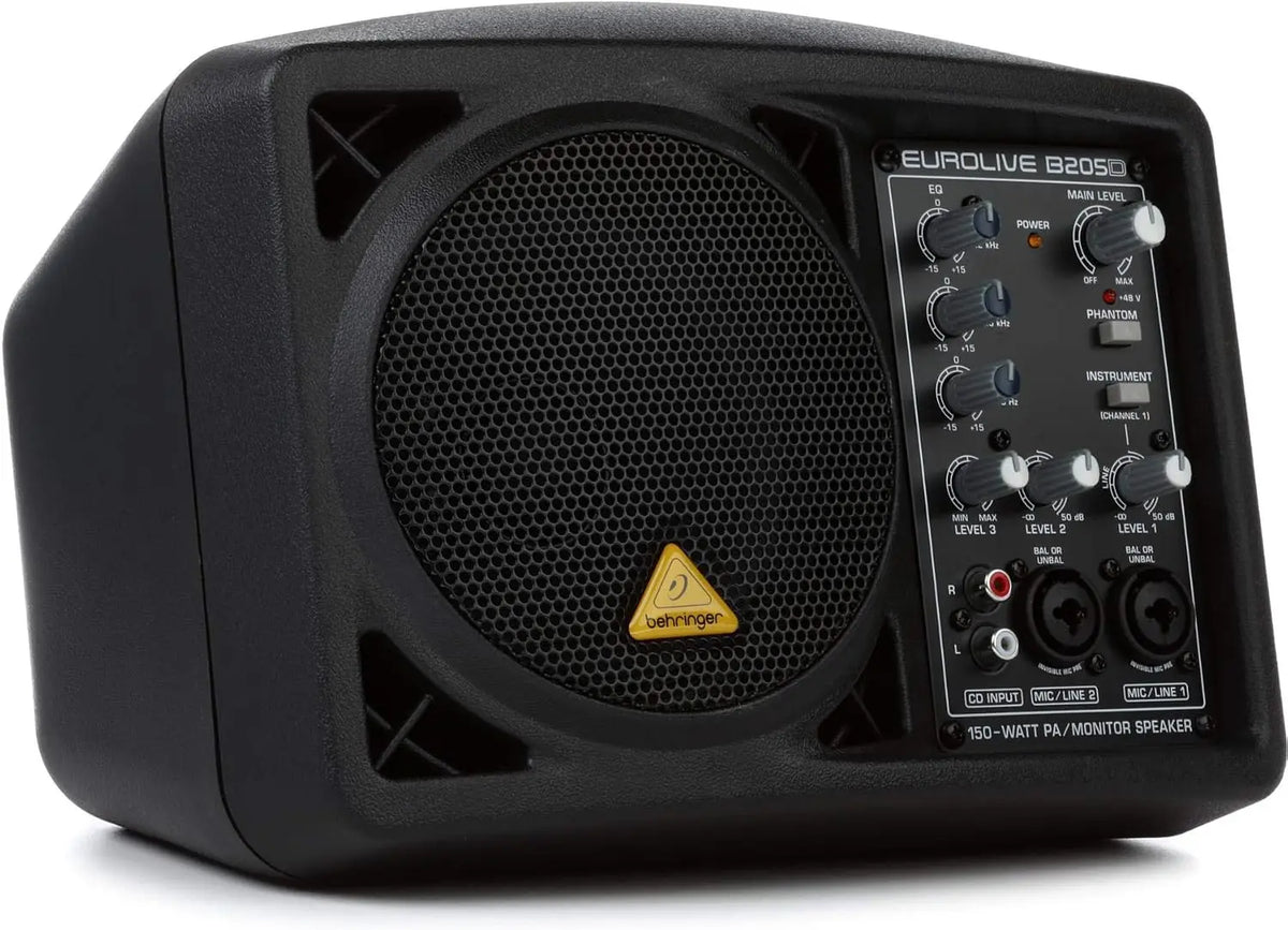Behringer - Eurolive B205D Active 150-Watt PA/Monitor Speaker System