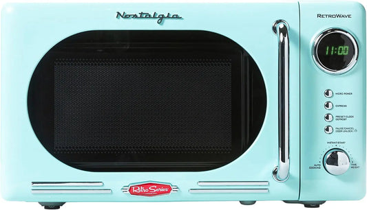 Nostalgia Countertop Microwave Oven with Easy Clean Interior