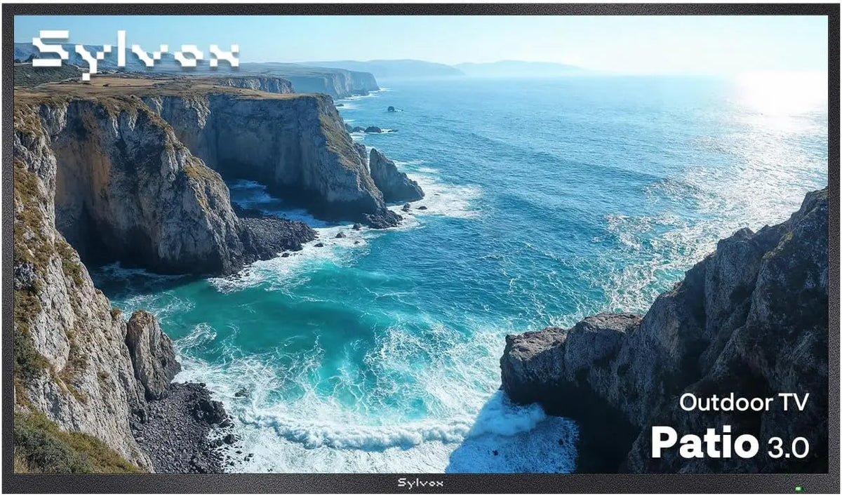 SYLVOX 43 Inch Outdoor TV - 4K UHD HDR10, Smart Google TV, IP56 Weatherproof