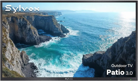SYLVOX 43 Inch Outdoor TV - 4K UHD HDR10, Smart Google TV, IP56 Weatherproof
