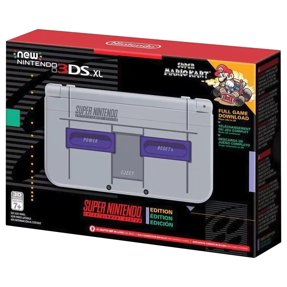 Nintendo New - 3DS XL - Super NES Edition + Super Mario Kart for SNES download code