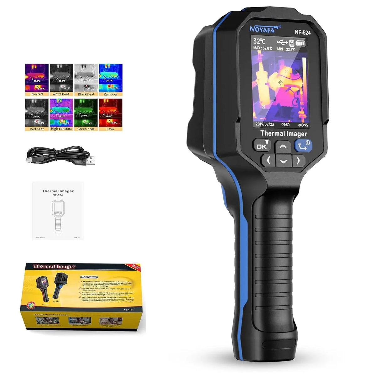 NOYAFA Thermal Imaging Camera - 120x90 IR Thermal Imager