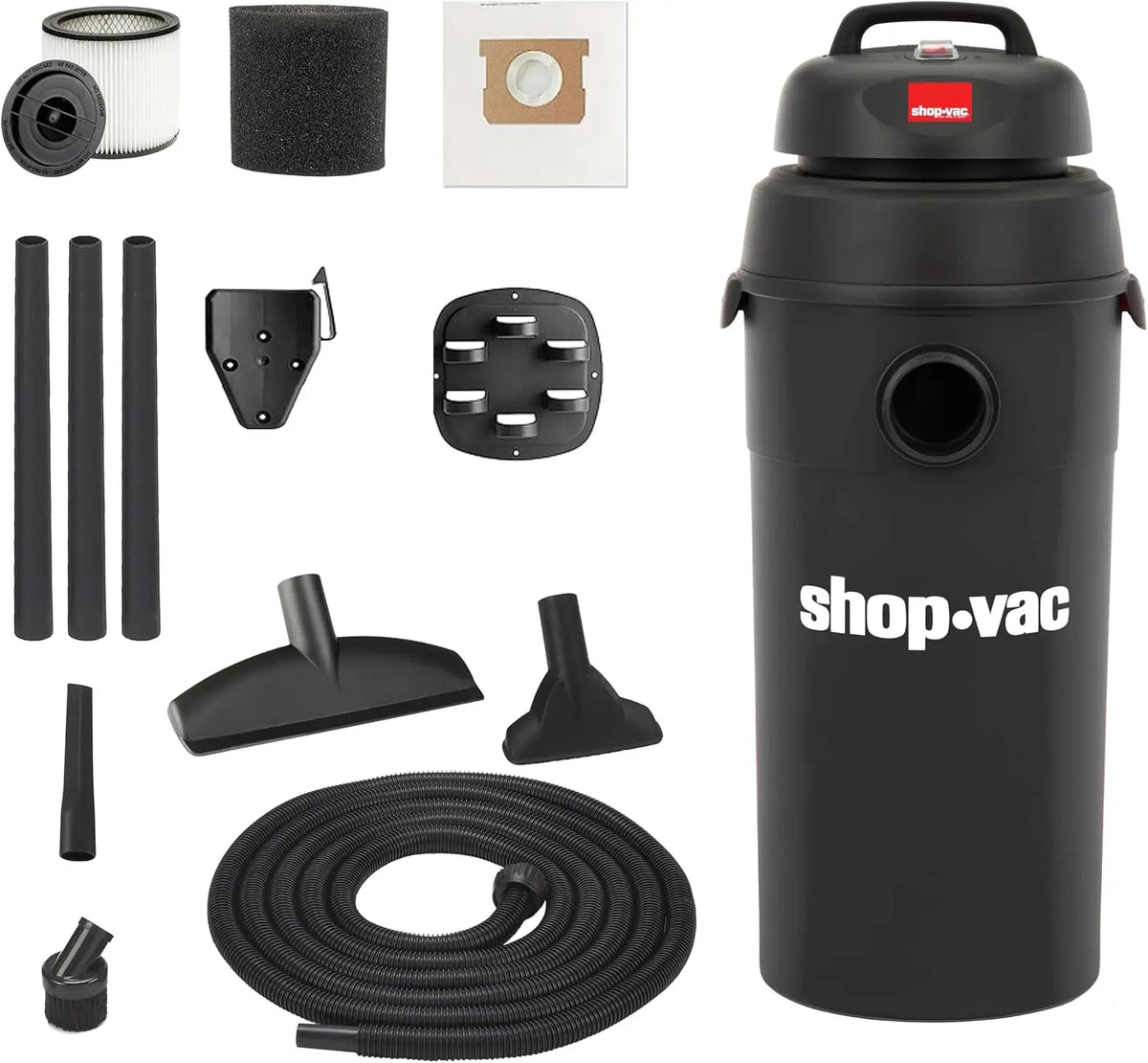 Shop-Vacuum 9522205 5 Gallon 5.5 Peak HP Hangup Wet/Dry Vacuum - Wall Mount
