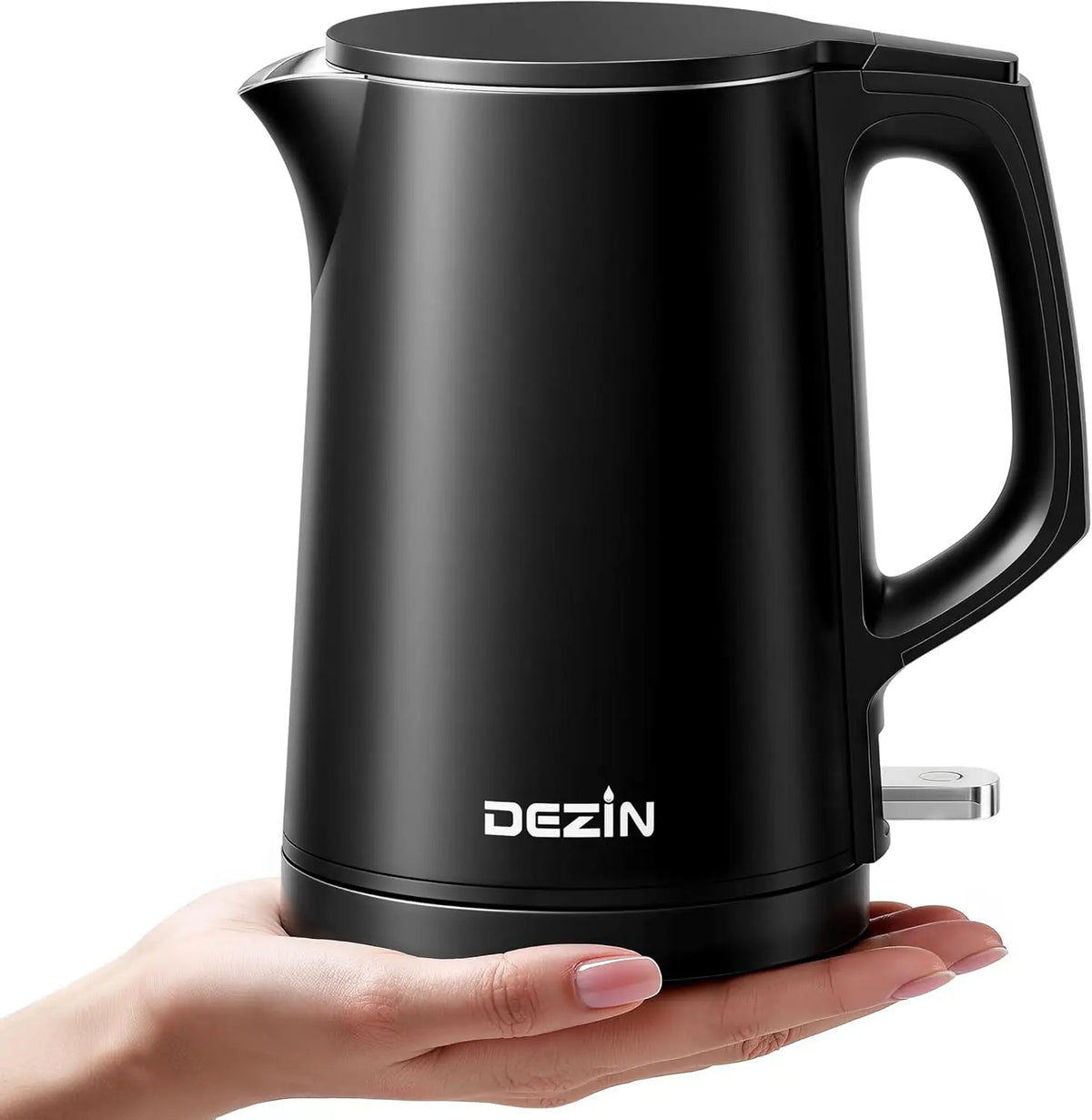 Dezin 0.8L Small Electric Kettle - Stainless Steel Portable Travel Kettle