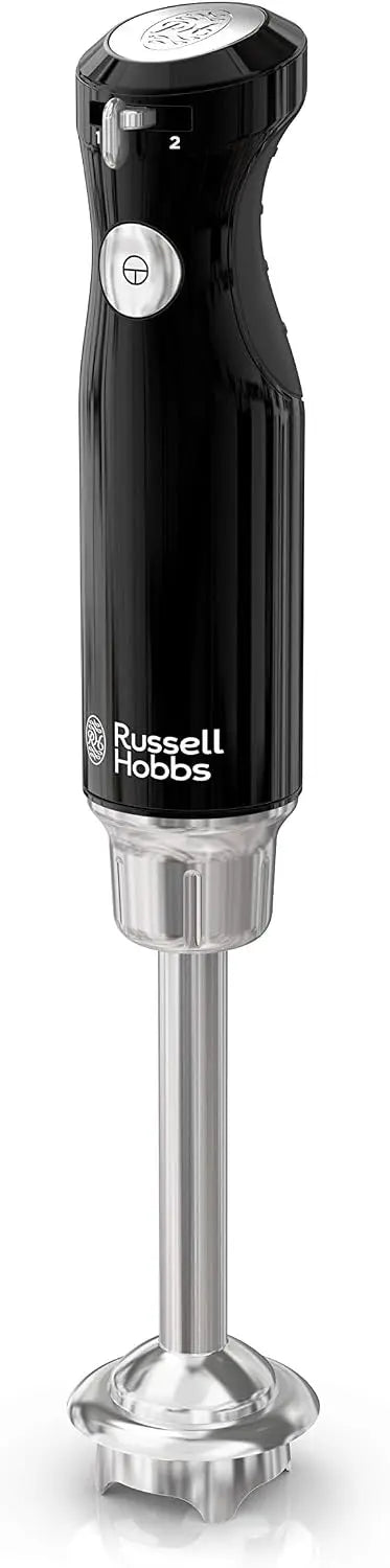 Russell Hobbs HB3100BKR Retro Style Immersion Blender - 1.0L Capacity Beaker, Black