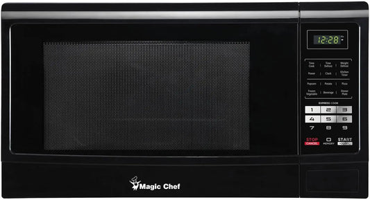 Magic Chef Digital Countertop Microwave Oven - 1100 Watts, Black, 1.6 Cu. Ft.