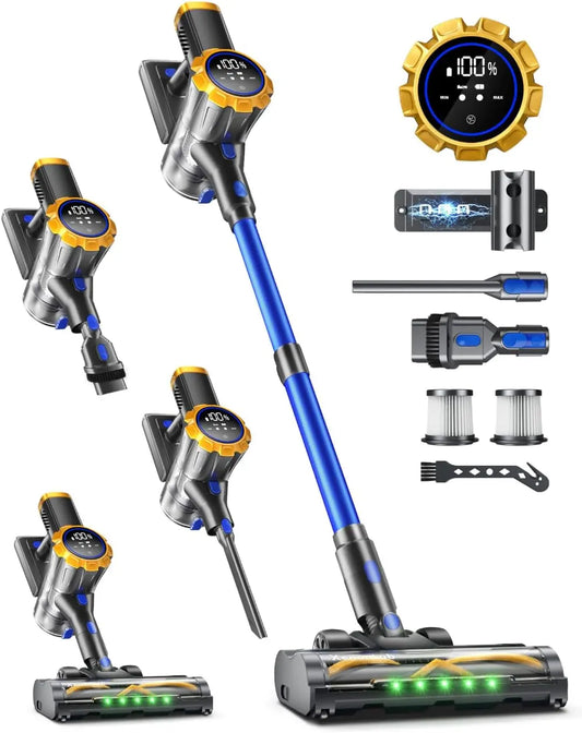 Cordless Vacuum Cleaner for Home 55Mins/45kPa/550W - Rechargeable