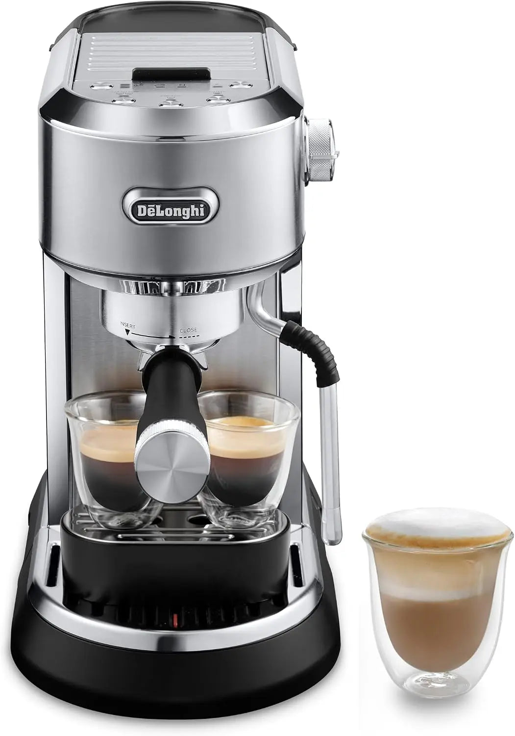 De'Longhi Dedica Maestro Espresso Machine with Milk Frother - 15-Bar Pump & Temperature Control, Barista Coffee Maker Kit for Espresso, Latte