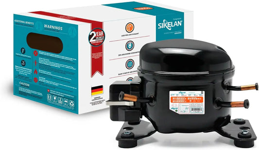 Sikelan - Refrigerator Compressor 1/4 HP R600a - Quiet, Energy Efficient