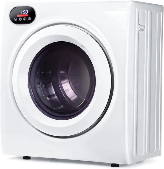 Euhomy 2.65 Cu. Ft. Portable Dryer for Clothes - 1400W Dryer with LCD Panel