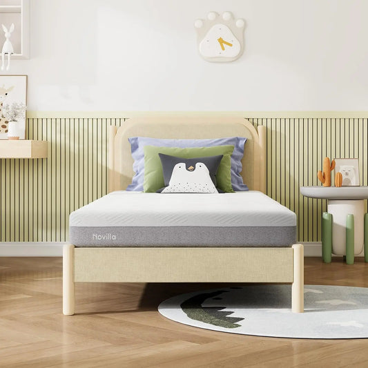 Novilla Bliss Mattress Twin Size - 8 Inch Gel Memory Foam Mattress Twin
