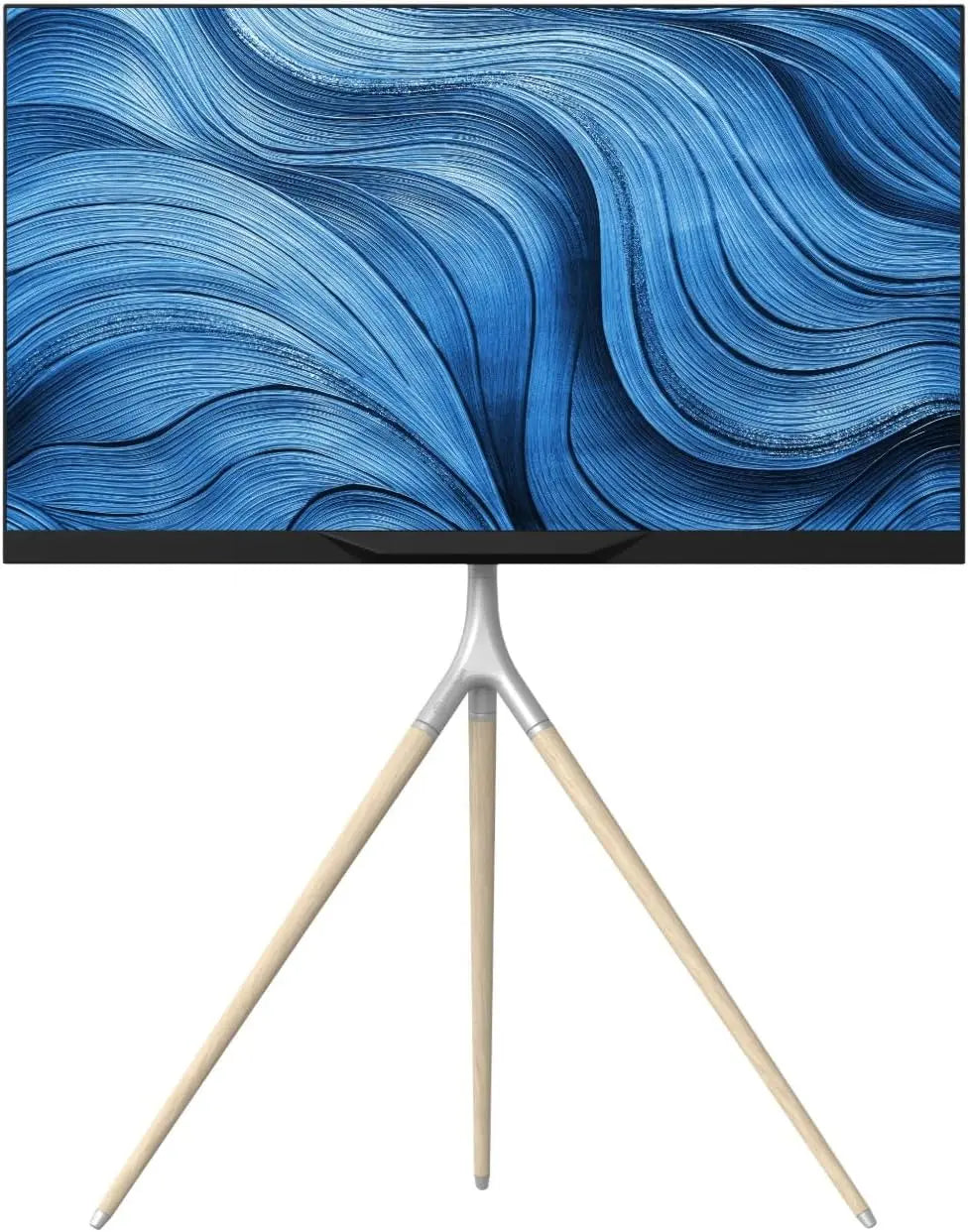 ONKRON Easel TV Stand 32-65 Inch - 77 lbs, VESA 100x100-400x400, White