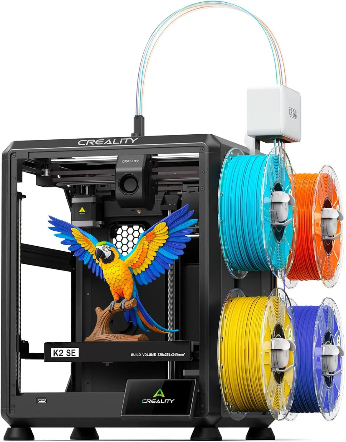 Creality K2 SE 4C 3D Printer - Multi-Color 3D Printer, 500mm/s Fast Printing