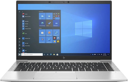 HP EliteBook 840 G8 14 Inch Laptop - Intel i7 1185G7 3.0GHz, 16GB DDR4 RAM, 256GB NVMe M.2 SSD, 1080p Full HD, Thunderbolt 4, Webcam, Windows 11 Pro