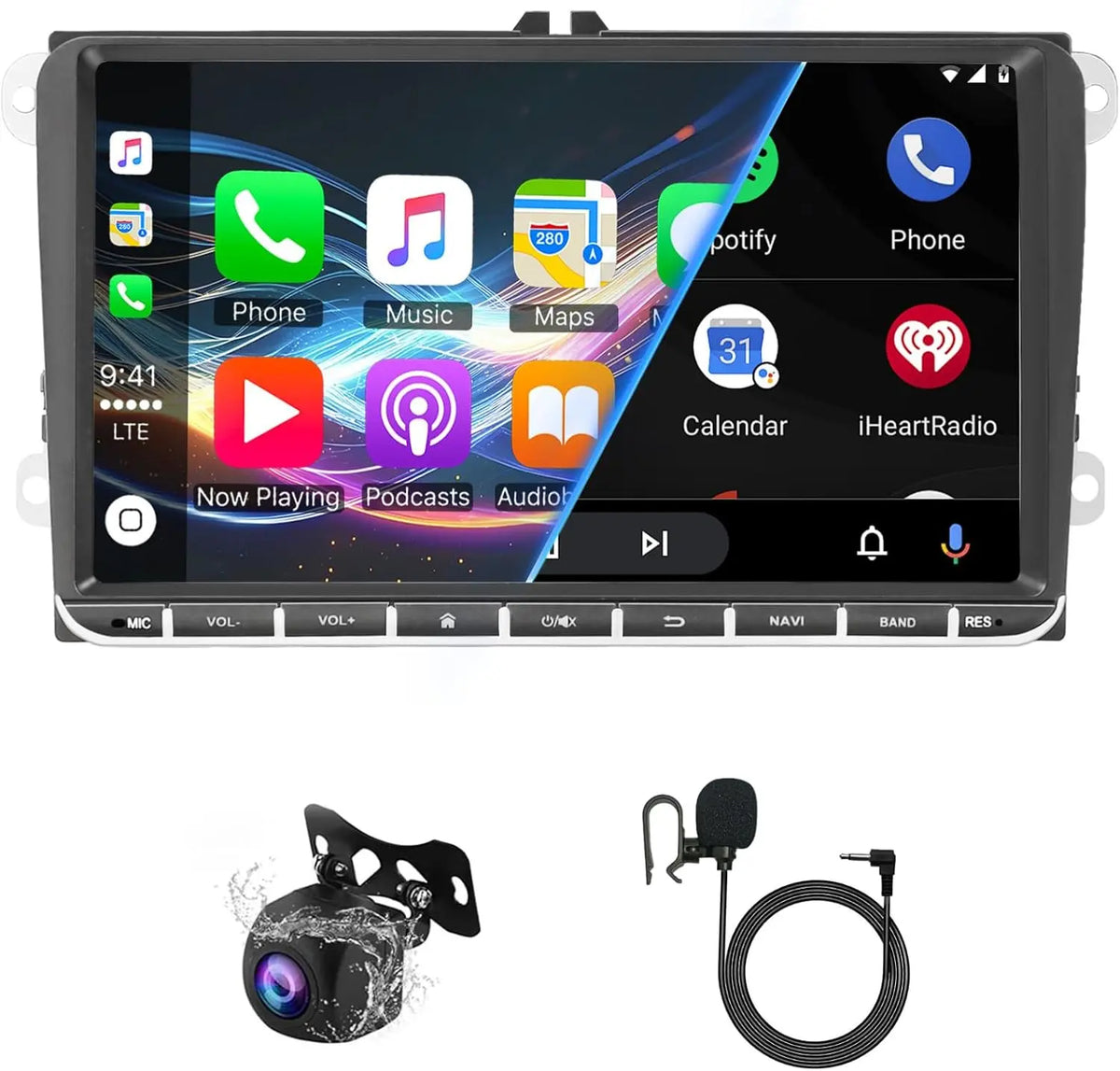 Bluetooth Car Radio for VW Passat Jetta Golf Seat Tiguan Polo MK5