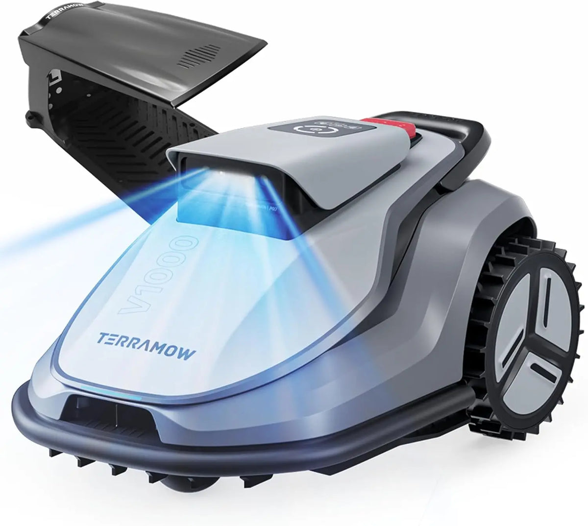 TerraMow V1000 Robotic Lawn Mower - Max 0.3 Acre, No Wire/RTK, Auto Mapping
