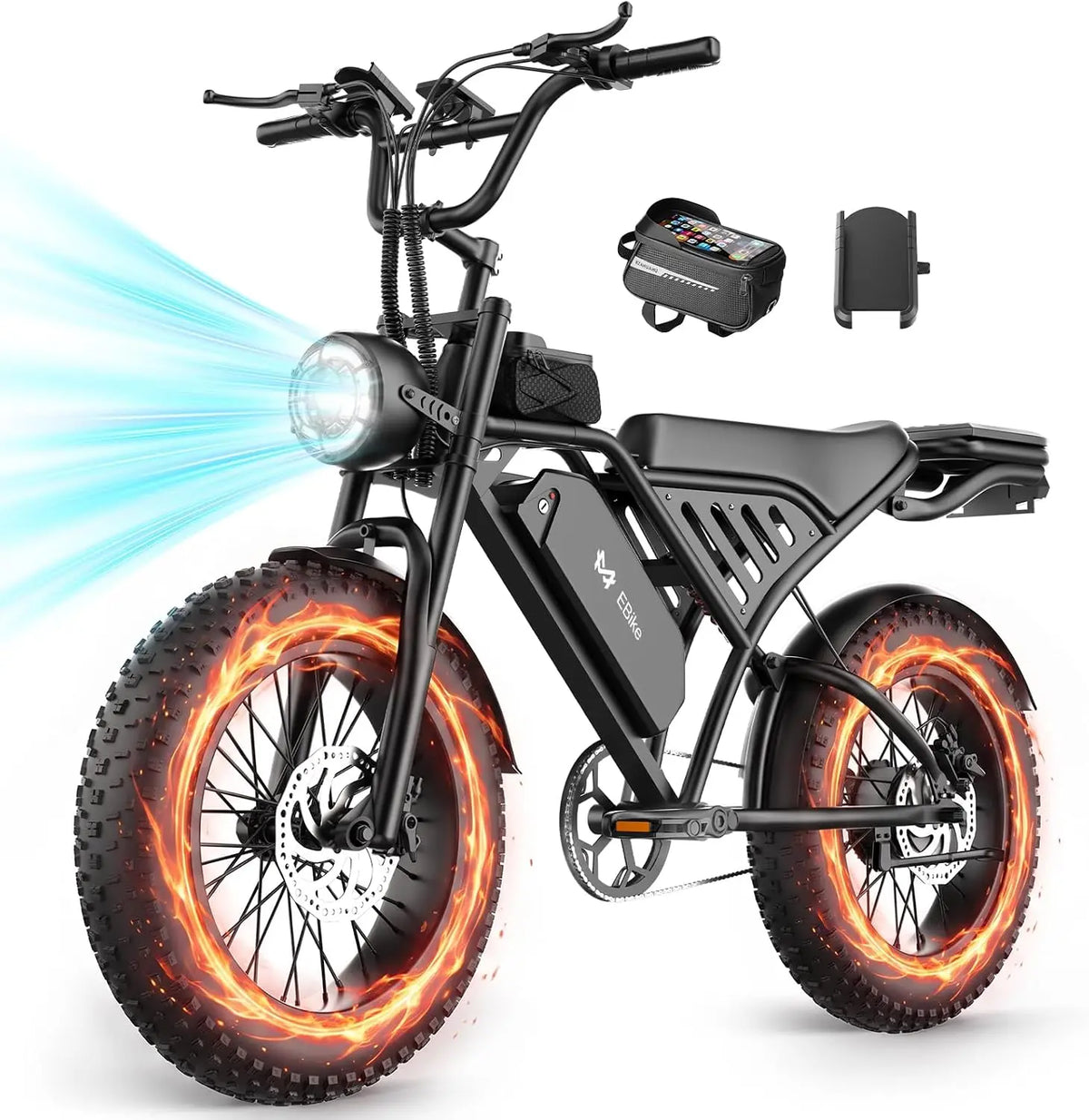 Electric Bike for Adults - 48V 30MPH Electric Dirt Bike