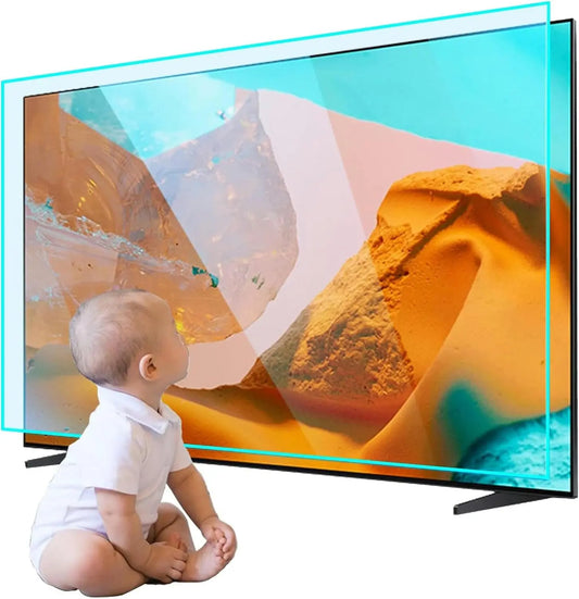 Matte Anti-Glare Tv Screen Protector - 32-75 Inch Anti Blue Light/Anti Scratch Film Fits LCD, Led, 4K OLED QLED HDTV Displays, 65 in 1429 X 804mm