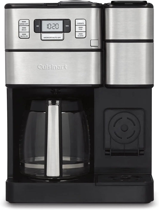 Cuisinart Coffee Maker - 2-in-1 Grinder/Brewer, Single Serve 8/10/12 oz