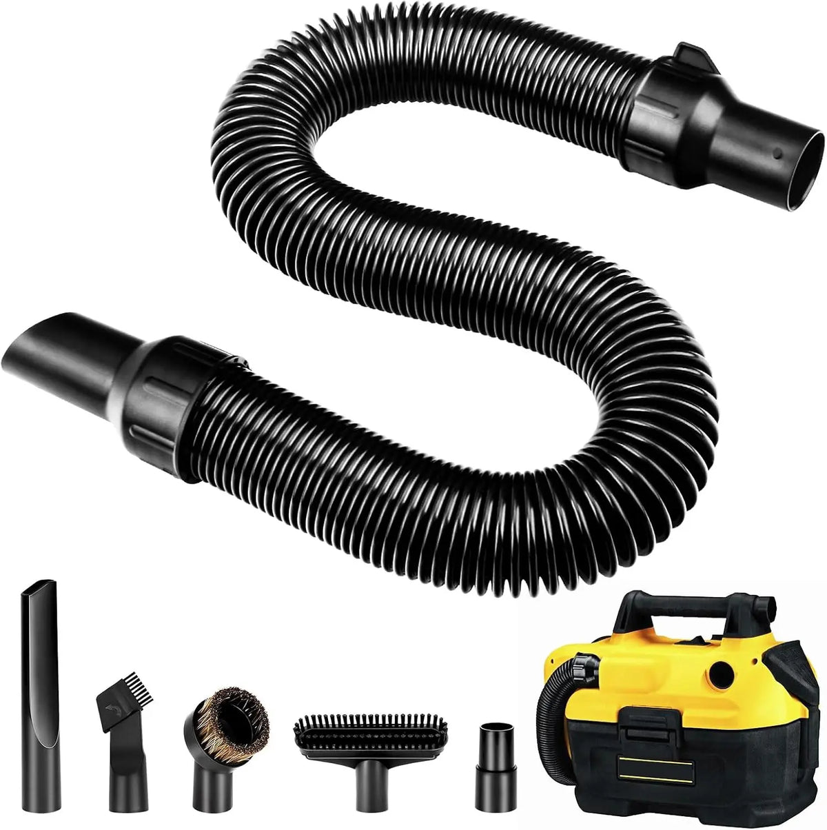 6PCS - Vacuum Attachments Kit w/5140128-68 Hose for DeWalt DCV580H DCV581H