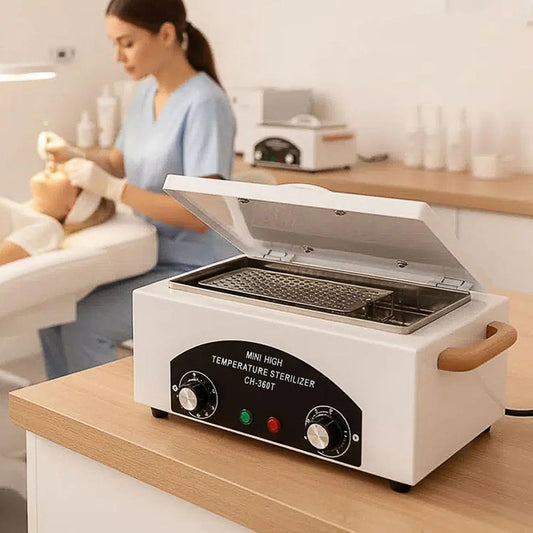 2L High Temperature Dry Heat Sterilizer Cabinet - Professional Metal Tool Sterilization Machine for Nail Salon, Tattoo Equipment
