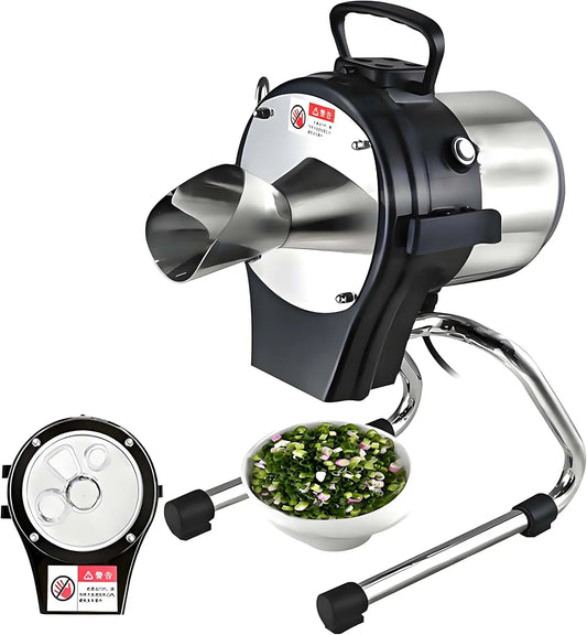 110W Electric Vegetable Cutter - 1-5mm Thickness, 6000BPM