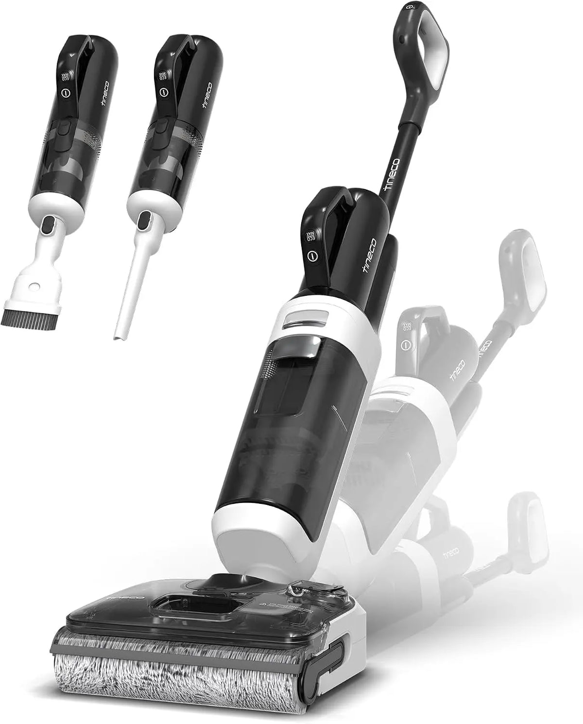 Tineco Floor One Switch S6 Stretch Breeze Wet Dry Vacuum Cleaners - Floor Cleaner Mop 2-in-1 Cordless Vacuum for Multi-Surface, 20kPa Suction