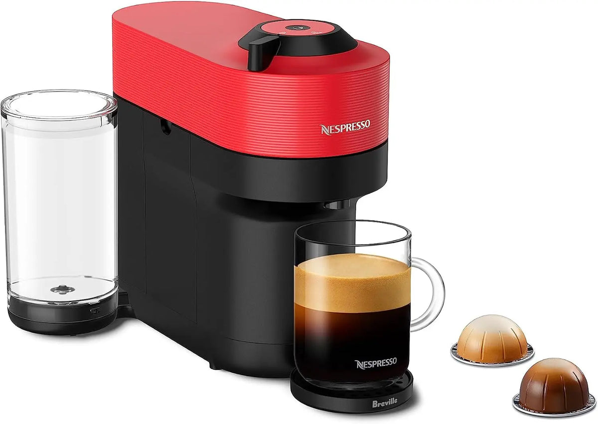 Nespresso Vertuo Pop+ Coffee and Espresso Maker by Breville - Spicy Red