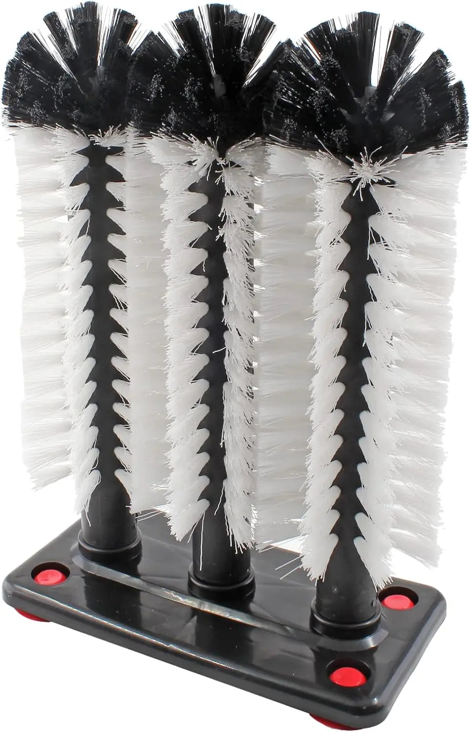 Bonsicoky 3 Long Brush Bar Glass Washer - With Suction Base