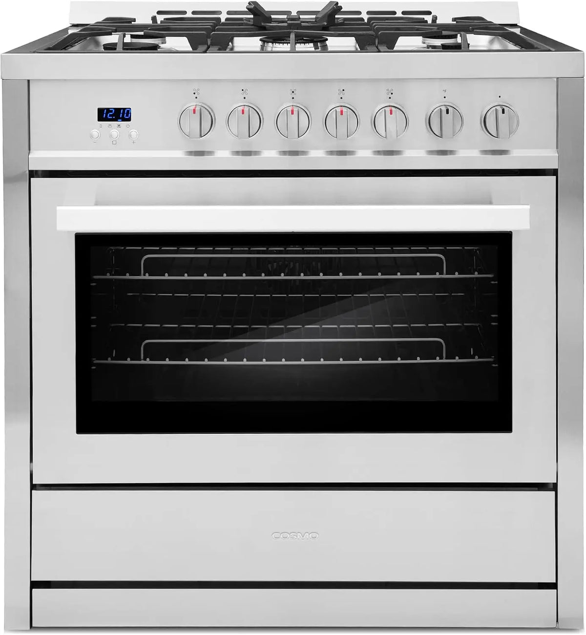 36 Inch Nebula Coll 4.4 Cu. Ft. 5 Burner Gas Range Convection - Stainless Steel