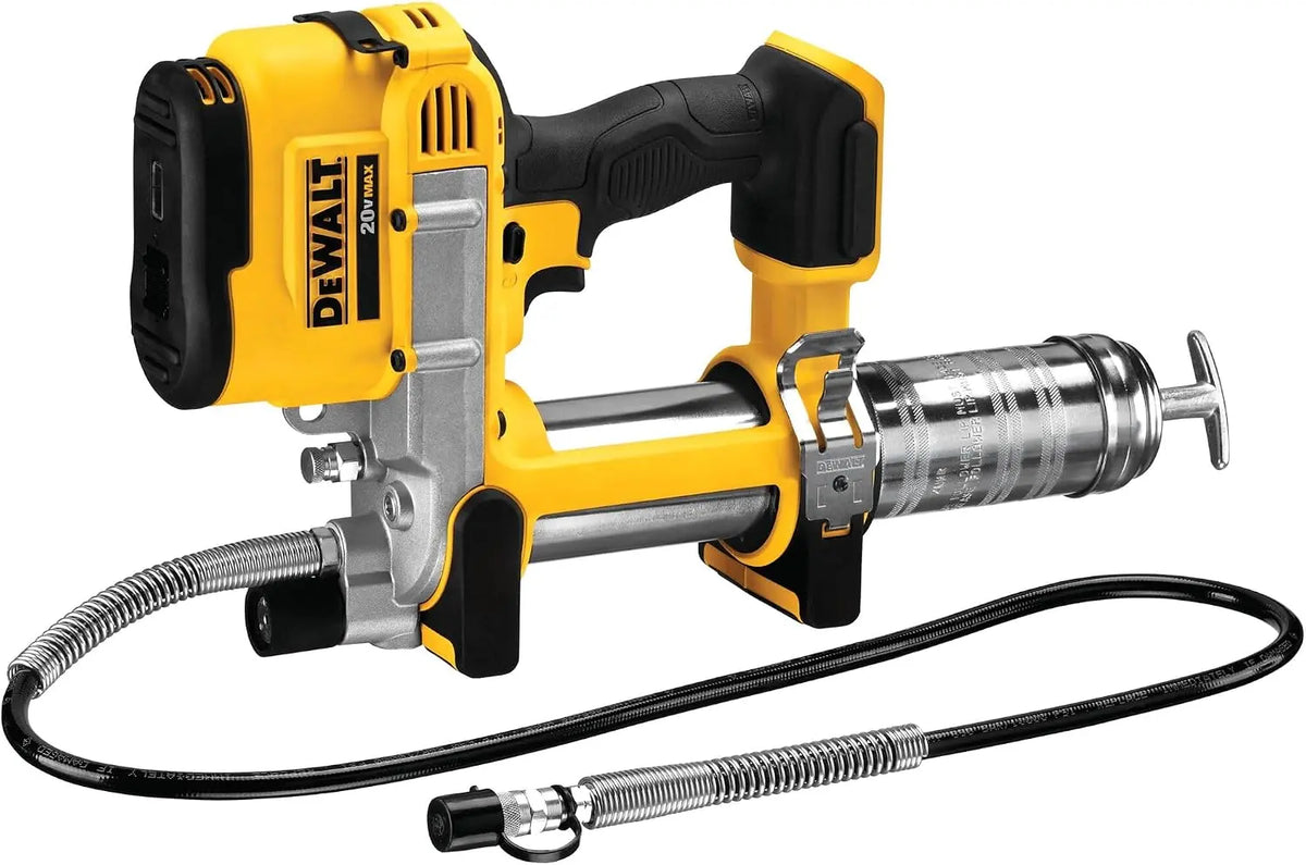 DEWALT Grease Gun 20V Max - Cordless Electric Grease Gun 42 Inch Hose, 10, 000 PSI, Variable Speed Triggers, Tool Only, DCGG571B