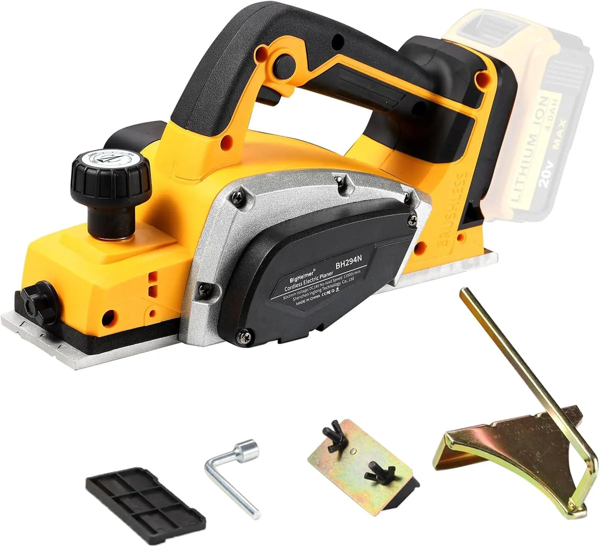 Cordless Hand Planer for DEWALT 20V Battery - 3-1/4 Wood Planer 30, 000 CPM