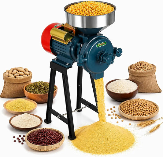 3000W Electric Grain Mill Grinder - 110V Dry Use