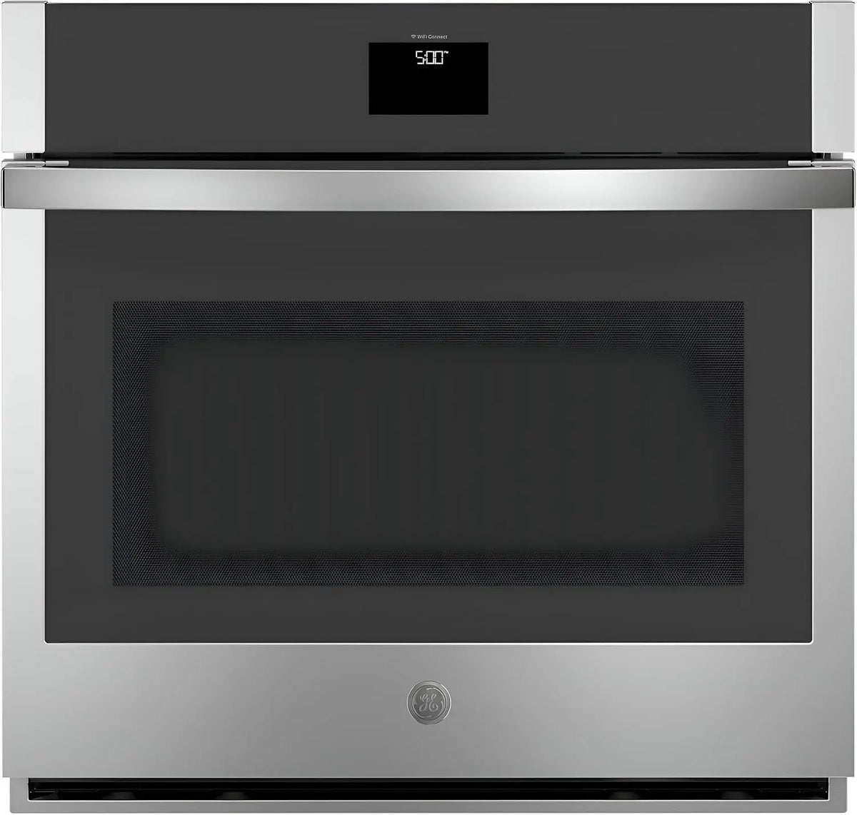 GE 30 Inch Single Smart Convection Wall Oven with No-Preheat Air Fry in Stainless Steel