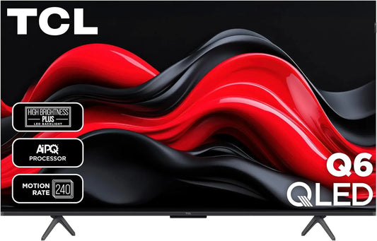 TCL 50-Inch Q65 QLED 4K UHD Smart TV with Google TV - 50Q651G, 2024 Model, Dolby Vision, Dolby Atmos, HDR Pro+, Game Accelerator Enhanced Gaming