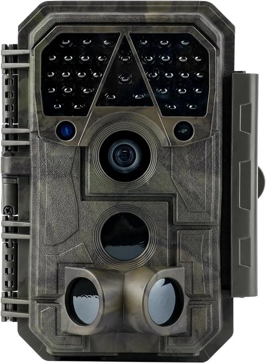 Meidase P70 - Non-Cellular, Non-WiFi, Trail Camera, 64MP 1296p, Game Cameras with No-Glow IR Night Vision, Motion Activated, Hunting