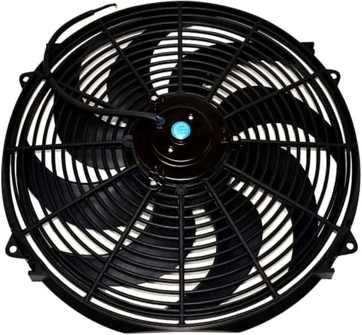 A-Team Performance Radiator Electric Cooling Fan - Electric Radiator Fan Kit for Cars, Reversible Push-Pull Assembly, 3000 CFM, 16 in, 12V, 8-Blade