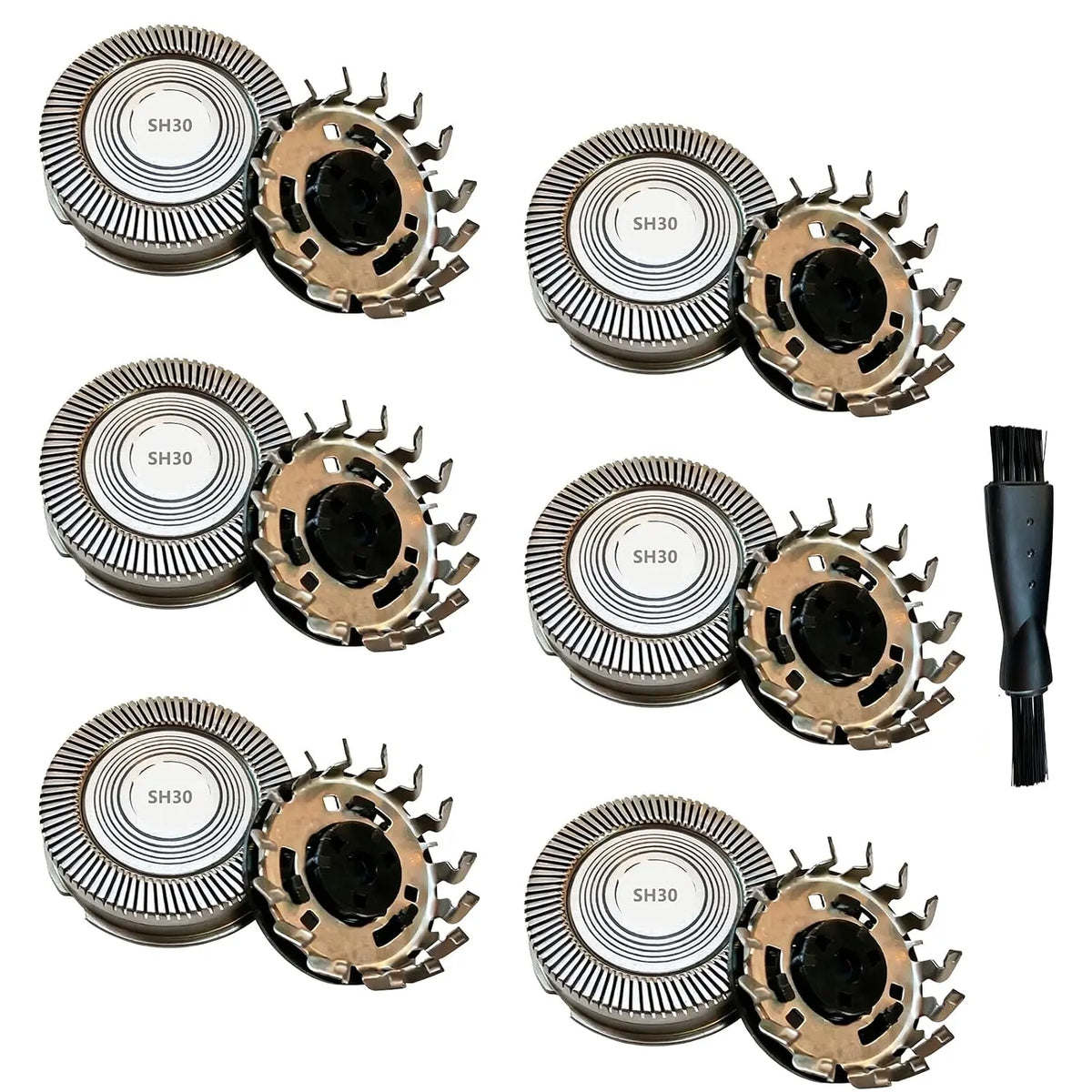 SH30 Replacement Heads Compatible with Philips Norelco Shaver Series 3000 - 2000, 1000, SH30 Blades for norelco 3000 Replacement Blades, 3600