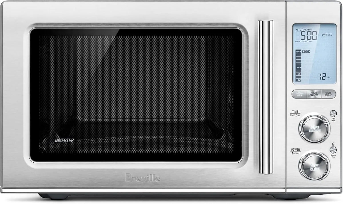 Breville BMO850BSS Smooth Wave Microwave Oven - Brushed Stainless Steel