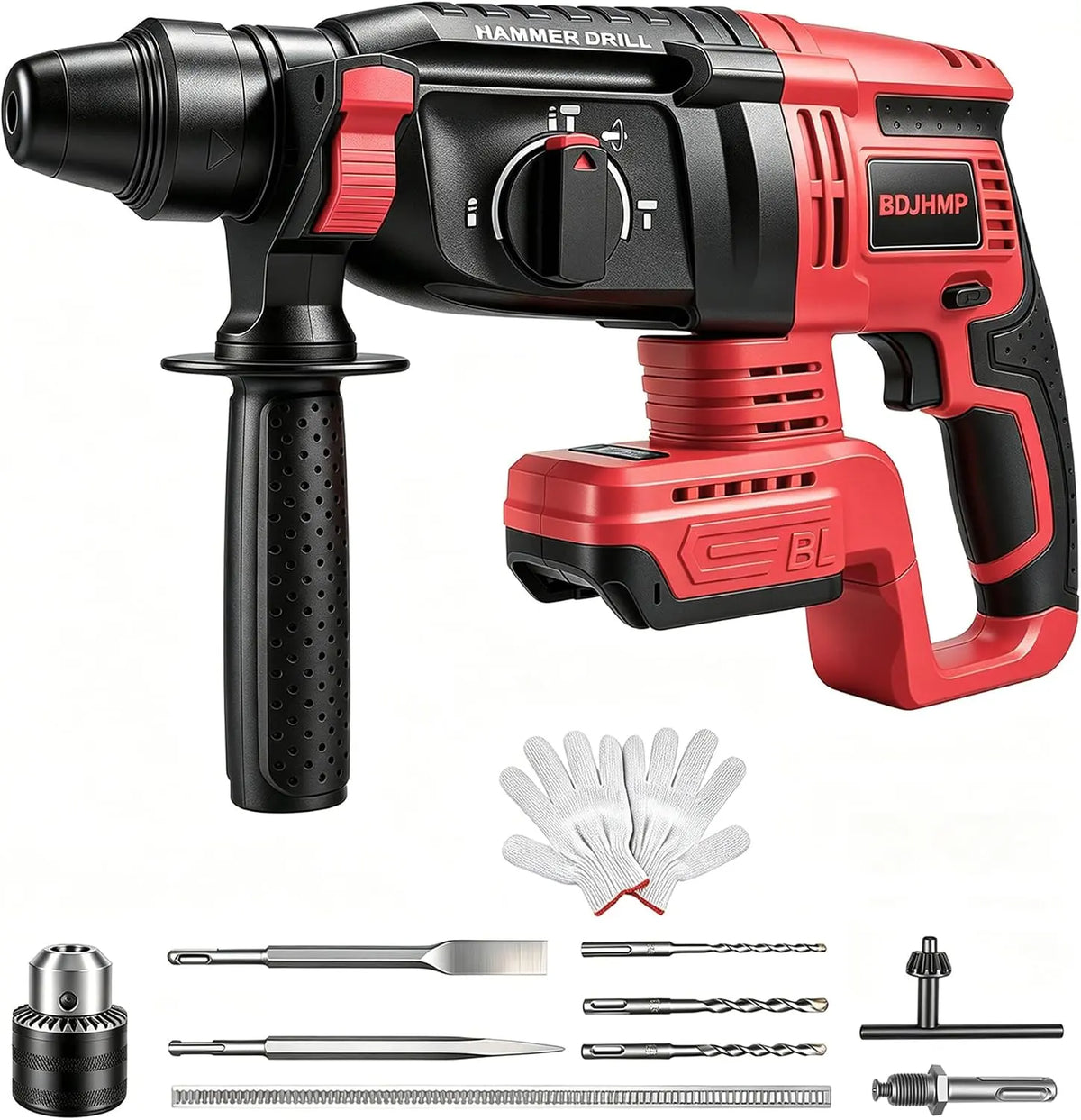 SDS-Plus Cordless Rotary Hammer Drill For Milwaukee M18 - 18V Battery