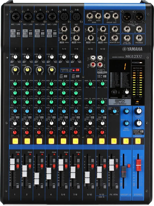 Yamaha Mg12Xu 12-Input 4-Bus Mixer - With Effects
