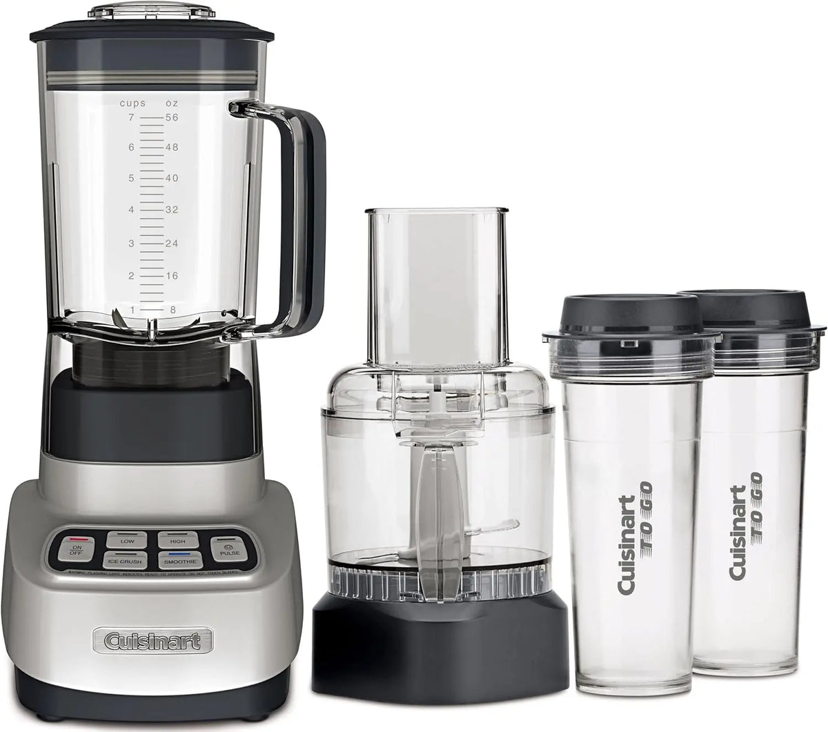 Cuisinart BFP-650P1 Velocity Ultra Trio 1-HP Blender/Food Processor with Travel Cups - Die Cast