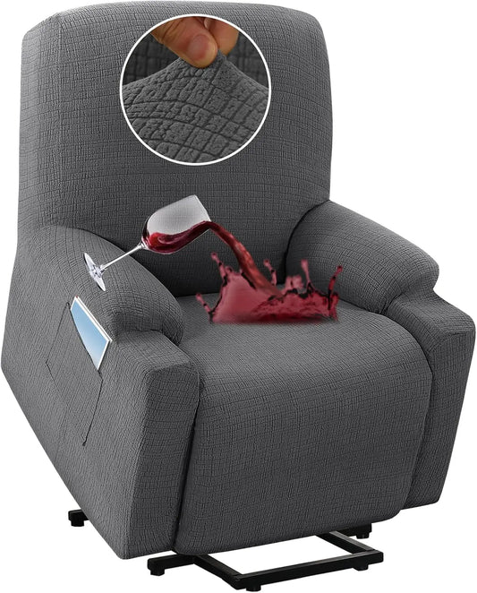 H.VERSAILTEX 100% Waterproof Recliner Chair Cover - Gray