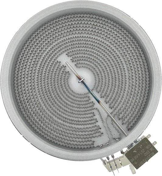 Range Cooktop 9/6 Inch Dual Radiant Surface Element Burner 3300/1400W OEM Replacement Parts - Compatible with Samsung DG47-00067A, LG MEE62385204