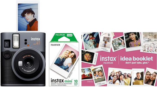 FUJIFILM Instax Mini 41 Instant Camera Bundle - With 10-Pack Film