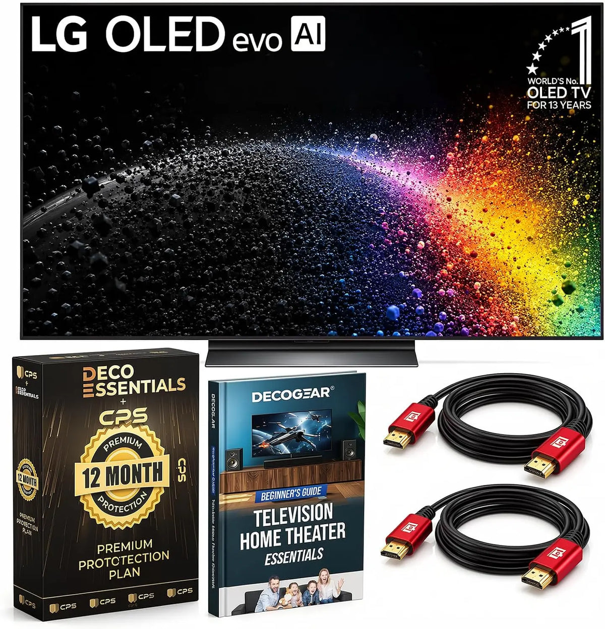 LG 77-Inch OLED evo AI 4K C6 Series Smart TV - 2026, a11 AI Processor Gen3, Dolby Vision, Dolby Atmos, HDR10, 165Hz