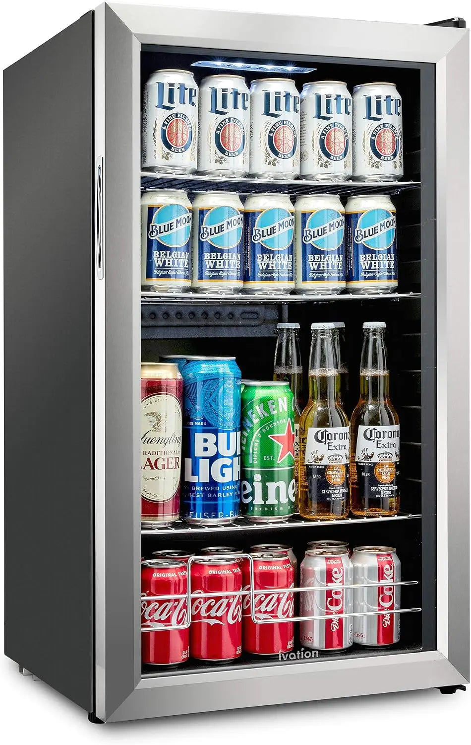 Ivation - 126 Can Beverage Refrigerator